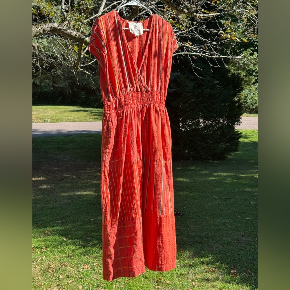 Ace & Jig orange Dani Dress
